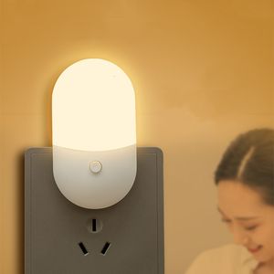 ТАМАКИ SHEDES LED Mini Night Light Switch Plugin Plugin Plucting Lampa