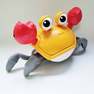 Brinquedos elétricos infantis podem escapar de caranguejos, música brilhante, indução automática, escalada, caranguejo, sabedoria, brinquedos de presente