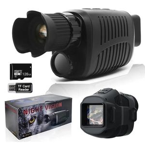 Telescópio Binóculos Monocular Night Vision Device 1080P HD Câmera infravermelha 5X Digital Light Zoom Hunting Outdoor Search Full Darkness 231113