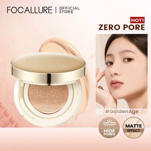 BB CC Creams FOCALLURE Air Cushion Poreless Cream Waterproof Long Lasting Brighten Face Concealer Matte Foundation Cosmetics With Puff 231113