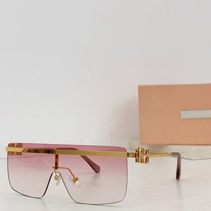 óculos de sol para mulheres óculos de sol miumius Europa América Individualidade na moda sexy Big frame óculos de sol de luxo óculos de design de máscara óculos de pára-brisas