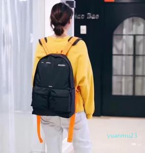 -Designer Erkek ve Kadın Moda Marka Backpack Portakal Tuval Kemer Kayışı Naylon Kapalı Kurdele 66 Okul Çantası Çantalar Büyük Capaci308Z