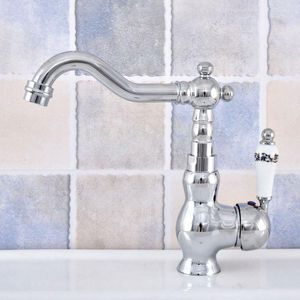 Banyo lavabo muslukları tek kol mutfak musluk cilalı krom ve soğuk su musluk 360 döner spout havzası mikseri LSF653