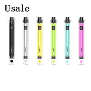 Yocan Lux Max 900mAh Batarya Lux Plus 650mAh Ön ısıtma VV Vape Cihaz 510 İplik Atomizer yağ kartuşu% 100 Otantik