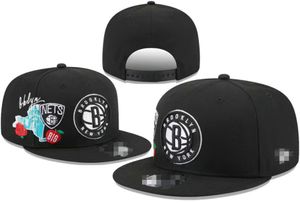 Бейсбольные кепки Brooklyn''nets'' 2023-24, модные унисекс, хлопковые бейсбольные кепки Snapback для мужчин и женщин, шляпа от солнца с вышивкой, весенне-летняя кепка, оптовая продажа A9