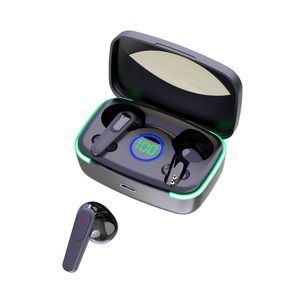 M80 Bluetooth v5.2 Kablosuz Kulaklık Kulaklıklar Kulaklık Kulak Hifi Ses Spor Kulaklıkları Otomatik Çiftler El Ücretsiz Çağrı