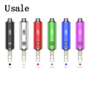 Yocan Loki Taşınabilir Buharlaştırıcı Kalem Kiti Yerleşik 650mAh Pil VV oturumu ve İsteğe Bağlı Modlar Vape Cihazı% 100 Otantik