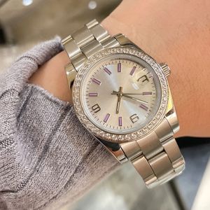 Kadınlar Diamond Lady Holwatch Montre de Luxe ile 32mm Case Watchs Watches 32mm İzliyor