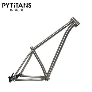 Титановый велосипедный рамка MTB Bike Frame Ti сплав GR9 с сиденьем 31,6 стебля и ручка велосипеда зажима
