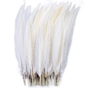 Diğer Etkinlik Partisi Malzemeleri Toptan Doğal Gümüş Sülün Tüyleri El Sanatları İçin Uzun Beyaz Tavuk Tüyü Dekor Kıyafetleri Karnaval Düğün Dekorasyonu 231113