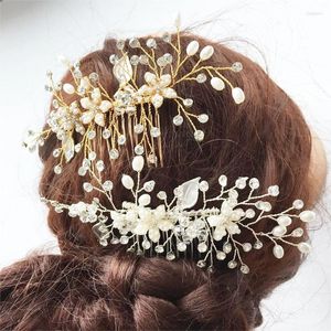 Grampos de cabelo fio de cobre trança strass pente nupcial bandana acessórios de casamento cristal hairband banda cabeça da dama de honra jóias