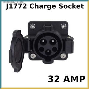 Аксессуары для электромобилей J1772 Разъем для зарядки электромобиля, тип автомобиля 1, разъем 30/32 AMP Q231113