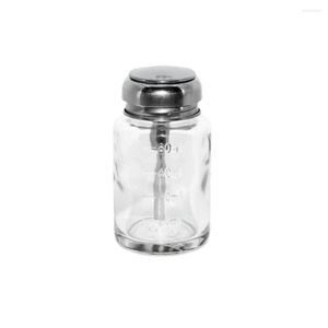 Бутылки для хранения бутылки насоса прозрачный пустой контейнер прозрачный дозатор жидко