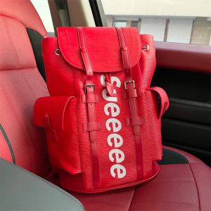 Erkek Hakiki deri Sırt Çantası Bagaj Tote Çanta Kadınlar Için Kırmızı Kılıf Çanta Seyahat Çantaları Tasarımcı Sırt Çantaları Çanta Çanta Moda gizli sakli konusmalar