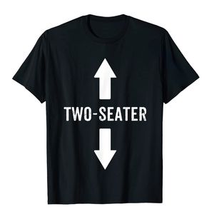 Erkek Tişörtler Erkekler için İki Seater Shirt 2 Baba Komik Hediye T-Shirt Son Genç Street Tshirts Sıradan Nefes Alabilir Klasik Baskı XS-4XL 230413