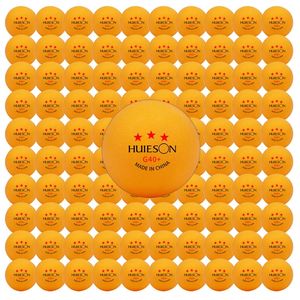 Table Tennis Balls Huieson G40 3 Stars 40 ABS Material High Elasticity and Durable Training Ping Pong 50 100pcs pack 231114