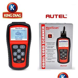 Teşhis Araçları Toptan Otomatik MAXISCAN MS509 OBD SCAN ARACI OBD2 Tarayıcı Kodu Okuyucu Tarayıcı1 Bırak Teslimat Mobiller Motosikletler Ve DHFY1