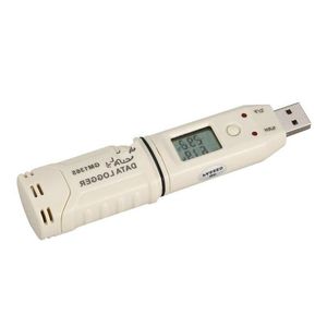 Freeshipping GM1365 Nem Sıcaklık Veri Logger Metre LCD Dijital Otomatik USB Flash Disk Kalem Türü Kayıt Noktası Termometresi LRBJD