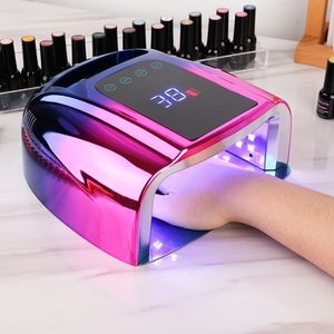 Tırnak kurutucuları uvled tırnak lambası jel UV jel için tırnak ışığı 42led UV kurutma makinesi ile 4timer ile tırnak sanatı için profesyonel ev salonu toptan 230414