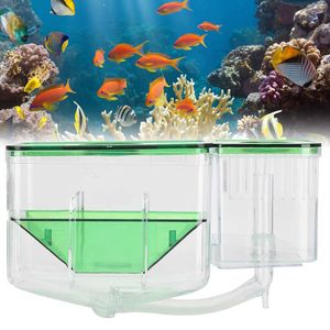 Akvaryumlar Akvaryum Fishtanks Damızlık Kutusu Küçük Karides Tankları İçin Küçük Çift Katlı İzolasyon İnkübatör 230414