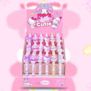 54pcs/lot karikatür melodi sevimli tavşan kalem toplu 0.5mm jel kalem kawaii kuromi kalem okul malzemeleri sevimli öğrenci yazma kalem kırtasiye toptan satış 3001