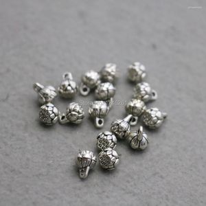 Kolye Kolyeleri 10 PCS Toptan Donanım Metal Gümüş Plakalı Çiçekler Mücevher Yapımı Tasarım Bağlantı Tasarımları Aksesuar Bileşenleri Bulguları 8