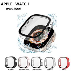 Glass+Case for Apple Watch Ultra 49 -мм ремешок для ремешков SmartWatch PC Bumper+экрана защищенная крышка IWATCH
