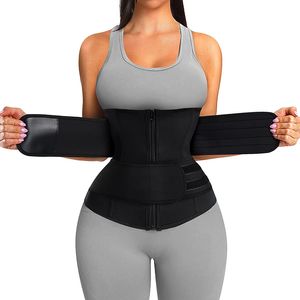 Shapers Women Shapers Workout Cisent Treiner Corset for Women 7 Aço Bones Neoprene Sauna Sweat Sweat Trimmer Chancher Slimming Body Shaper Belt Girdle 230414