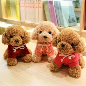 Peluş Bebekler 20cm/25cm İmitasyon Teddy Köpek Peluş Doldurulmuş Bebek Sevimli Kaniş Dolgulu Oyuncak Bebek Peluş Köpek Bebek Doldurulmuş Hayvanlar Kawaii Plushl231114