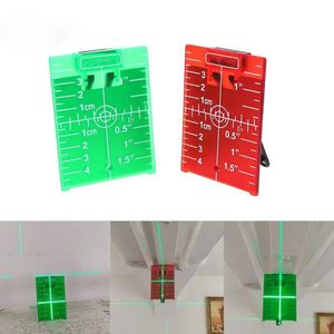 1PCS 11.5cmx7.4cm inch/cm Laser Target Card Plate For Green/Red Laser Level Suitable For Line Lasers
