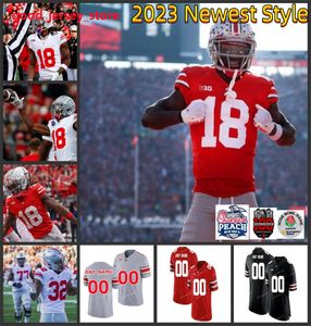 NCAA Ohio State Buckeyes FootBall Jerseys TreVeyon Henderson Emeka Egbuka Marvin Harrison Jr. Custom Stitched Mens Youth Ohio State Jerseys