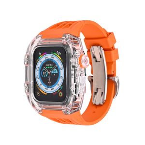 Apple Watch Ultra 1 2 Seri 8 Iwatch 8 9 Akıllı İzle Deniz Bilekliği Spor İzle Saatler Ultra Koruyucu Kapak Kılıfı için 49mm Akıllı Saatler