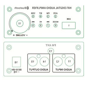 Бесплатная доставка 6J3 желчный предусилитель ламповый усилитель Bluetooth 50 U диск AUX RCA входная плата усилителя с FM-радио пультом дистанционного управления C5-006 Dibxe