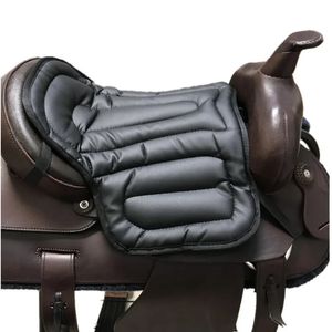 Tack Outdoor Horse Cushion Leather Riding Shock Absorbing Memory Foam Saddle Equestrian Accessories Equipment 231114