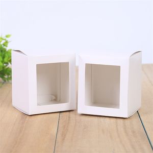 Weiße Geschenkverpackungsbox mit Fenster, Kosmetikverpackungsbox, weiße Geschenkbox aus Karton, Flugzeugkarton LX6225