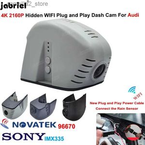 Auto DVRs 4K 2160P Neue Wifi Auto Dvr Dashcam Kamera für audi a1 a3 a4 a5 a6 a7 a8 q3 q5 q7 rs3 rs4 rs5 rs7 tt b5 b6 b7 b8 b9 8v c5 c6 c7 8p Q231115