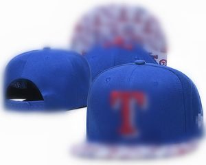 2023 Оптовые новые рейнджеры T Letter Snapbacks Caps Baseball Hats для мужчин Женщины спортивны хип-хоп бренд Bone Gorras H9-4.15
