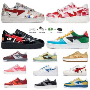 designer shoes Womens Bapestar mens sk8s shoe casual shoes Camo Concepts Deliver Exclusive Bathing Aped Purple Green trainers sport shoes Triple white sneakers