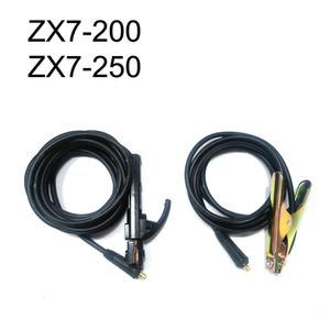 Welding Hine Accessories 200 Electrode Holder 5M Cable+300 Amp Earth Clamp 3M Cable, Suitable for ZX7-200, ZX7-250