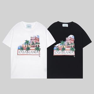 260g High-quality Pure Cotton T Shirt 24SS Men Digital Printing T Shirts