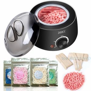 Hair Color Mixing Bowls 200CC Wax Heater Warmer Removal Machine For Hand Foot Body SPA Epilator Paraffin Pot Wax Beans Wood Sticks 231115