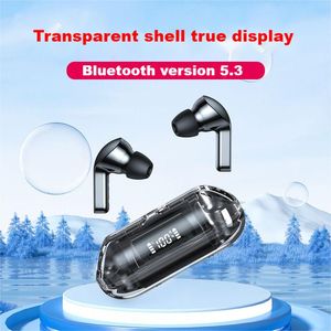 TWS Bluetooth headphone Wireless Earphone In-ear EarphoneTM20 Model Mirror screen LED display Two Earbuds with built-in Microphone high Quality Headphone