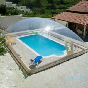 Acessórios para piscina Funworld Inflável Tampa de natação Dome transparente 991