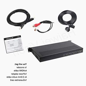 Freeshipping Y535 H264 Enkoder H265 MPEG 4 8 Kanal HD-MI Encoder IPTV FHD Video Enkoder YouTube Twich Canlı Akış Aondb