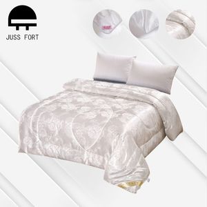 Bedding Sets Mulberry Silk Consolador Jacquard Real Four Seasons Quilt Single Bed Bed Twin Full Queen King Size Textiles Duvets 230414