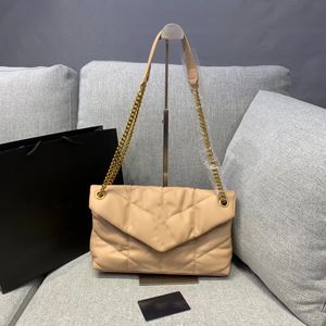 2023 Designer LOULOUPUFFER Handtasche Umschlag Handtasche Kette Umhängetasche Baumwollstepp Schaffell Umhängetasche Magnetdruckknopf Weihnachtsgeschenktasche