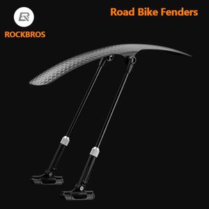 Bike Fender ROCKBROS Quick Release Strong Toughness PP Soft Plastic Mudguard Road Suitable For Bicycle Protector Accessories 231115