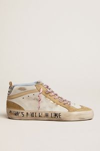 Tasarımcı Ayakkabı 10a Yeni Altın Sabahlar Yayın Orta Slayt Yıldızı Hightop Italys En İyi Markalar Moda Pinkgold Glitter Beyaz Doold Dirty Kaz Ayakkabı 558
