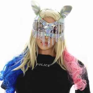 Sahne Giyim Seksi Parti Göster Gizem Kız Maskesi Maske Maskesi Göz Maskesi