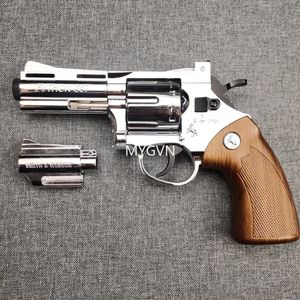 Xyl Python Revolver Dart Blaster выглядеть настоящим Moive Prop Metal Soft Bullet Toy Gun Дети дети для взрослых подарка на день рождения
